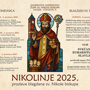 Proslava župnog blagdana sv. Nikole u zagrebačkom Stenjevcu